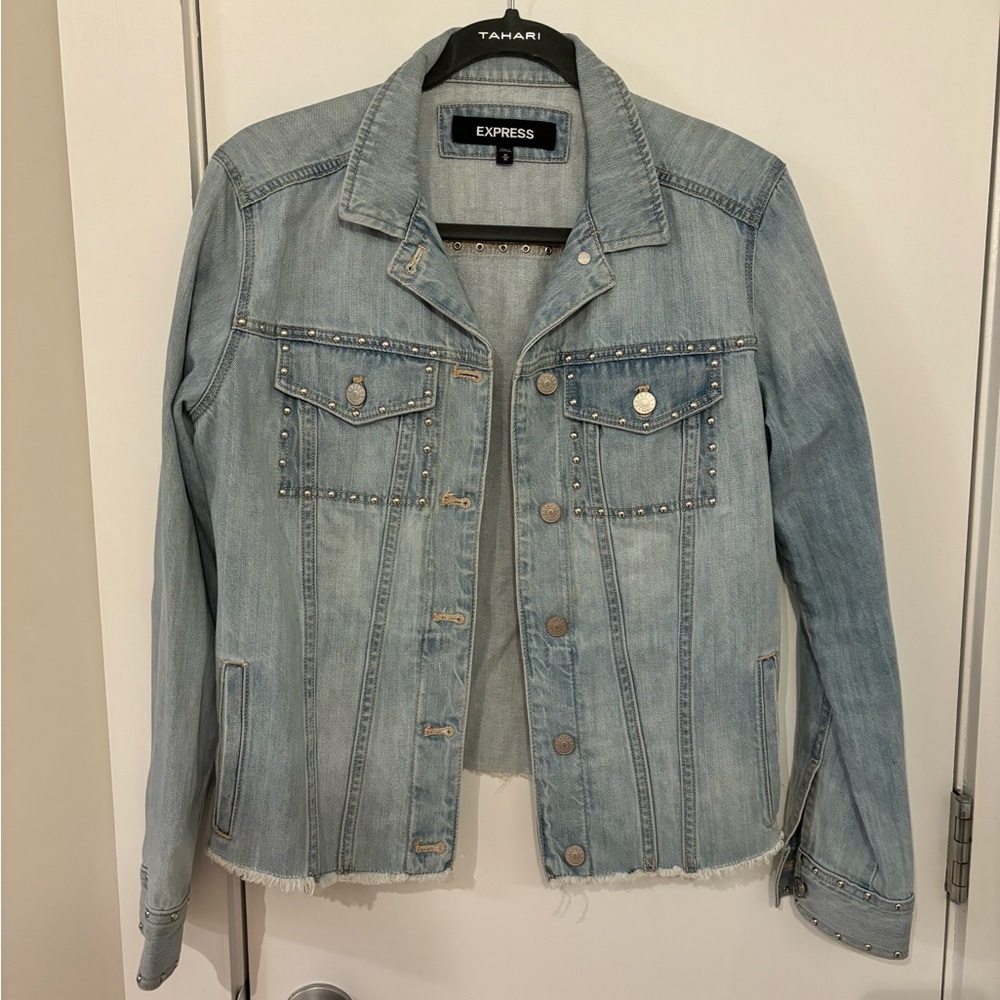 Express Light Blue Denim Jacket